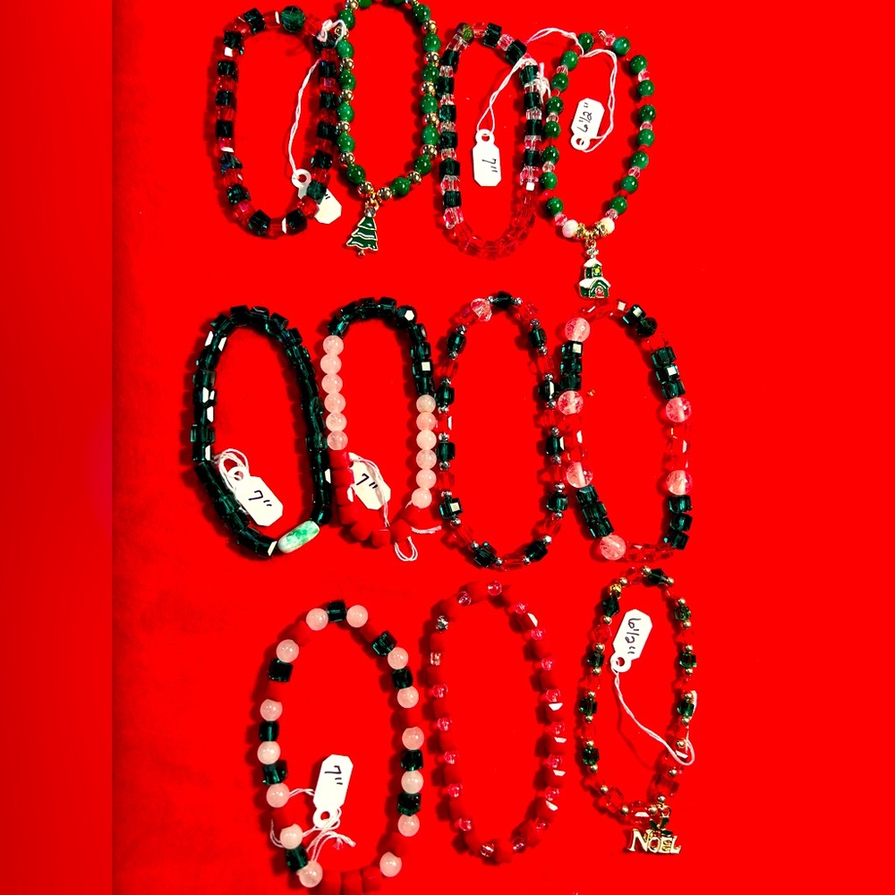 Christmas bracelets